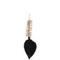 Suspension en textile noir 23.5x7x2.5 cm