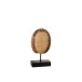 Carapace De Tortue Sur Pied Resine Marron H 30 cm