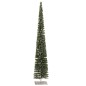Sapin de noël en plastique vert 12x12x79 cm