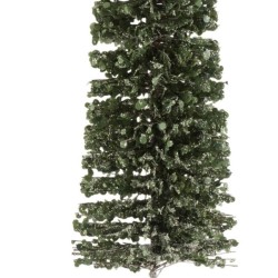 Sapin de noël en plastique vert 12x12x79 cm