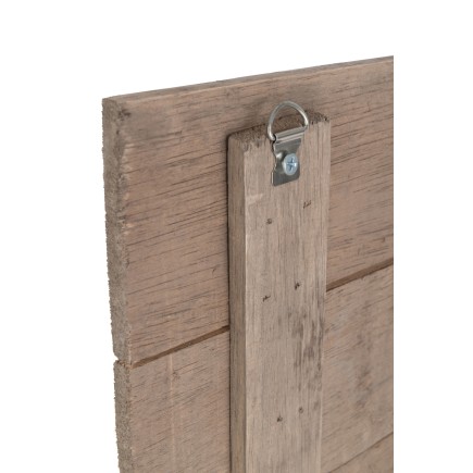 Set de 3 panneaux positifs en bois naturel 30x54x3 cm