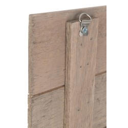 Conjunto de 3 paneles inspiradores de madera natural de 30x54x3 cm