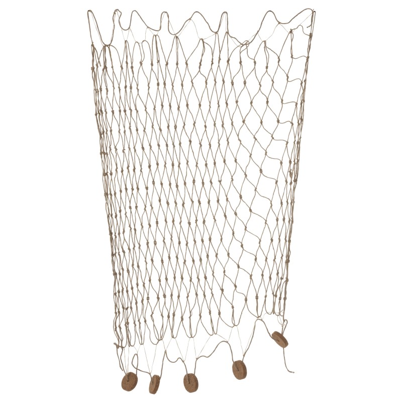 FILET DE PECHE JUTE MARRON