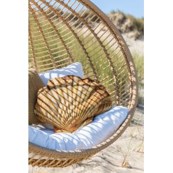 Chaise Suspendue Rond Acier Naturel
