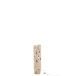 LAMPE DE TABLE TRONC AVEC TROUS BOIS PAULOWNIA BLANC