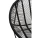 Chaise A Bascule Pam Metal/Plastique Noir