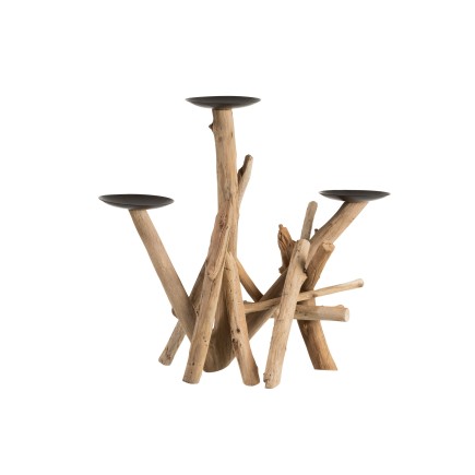 Coffret de 3 Coffrets en Bois Naturel - Caison