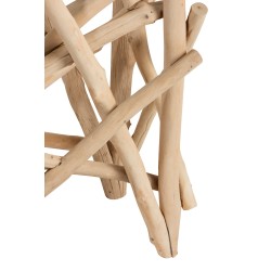 Console en verre naturel 97x47x77.5 cm