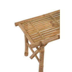 BANC PLIABLE BAMBOU NATUREL