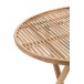 Mesa redonda plegable de bambú natural 90x90x76 cm Mesa redonda plegable de bambú natural 90x90x76 cm