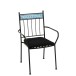 CHAISE MOSAIQUE METAL/CERAMIQUE BLEU CHAISE MOSAIQUE METAL/CERAMIQUE BLEU