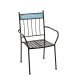 CHAISE MOSAIQUE METAL/CERAMIQUE BLEU CHAISE MOSAIQUE METAL/CERAMIQUE BLEU