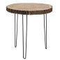 Table basse en bois naturel 58x58.5x58 cm Table basse en bois naturel 58x58.5x58 cm
