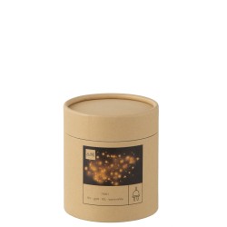 Guirlande lumineuse fil en plastique doré 300x0,5x0,5cm