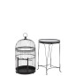 Voladero de pie de metal negro 55x55x176cm