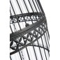 Voladero de pie de metal negro 55x55x176cm