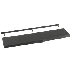 Panel de pared de madera negra 115*27cm