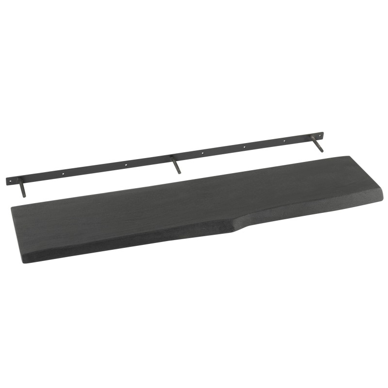 Panel de pared de madera negra 115*27cm