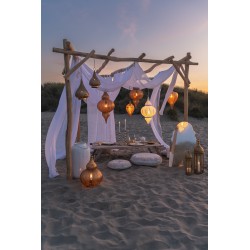 Miroir West avec cadre doré 112*69 cm