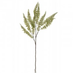 Branche de fougères en plastique vert 35.5x3x81 cm
