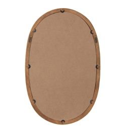 Espejo ovalado de ratán natural 61*95cm