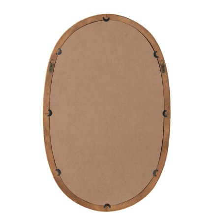 Espejo ovalado de ratán natural 61*95cm