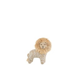 Lion en resina natural 16x8x15 cm