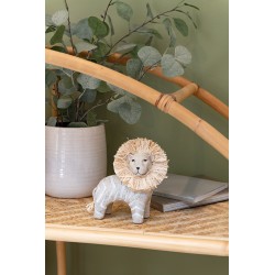Lion en resina natural 16x8x15 cm
