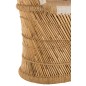 Fauteuil bambou intérieur ou exterieur en bois naturel 87x82x151 cm