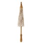 Ombrelle en textile blanc 44x44x54 cm Ombrelle en textile blanc 44x44x54 cm