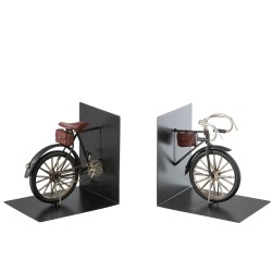 SERRE-LIVRES VELO DE COURSE METAL NOIR