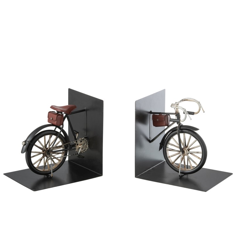SERRE-LIVRES VELO DE COURSE METAL NOIR