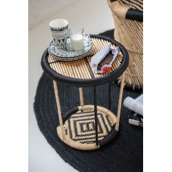 Cafetera de vidrio transparente con asa de 9 cm de altura