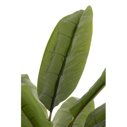 Bananier artificiel en plastique vert H250 cm
