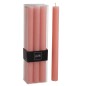 Caja de 6 velas de 13 horas de parafina rosa de 7x4.5x24 cm