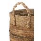 Set de 3 paniers ronds en raphia naturel D31 à 42cm Set de 3 paniers ronds en raphia naturel D31 à 42cm