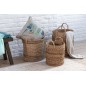 Set de 3 paniers ronds en raphia naturel D31 à 42cm Set de 3 paniers ronds en raphia naturel D31 à 42cm