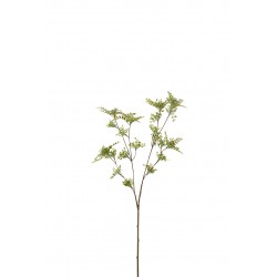 Branche de feuilles en plastique vert 10x10x65 cm