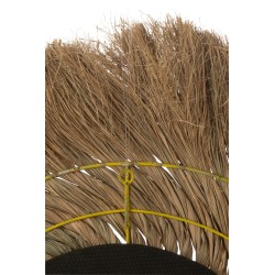 Espejo redondo de hierbas naturales D.75 cm