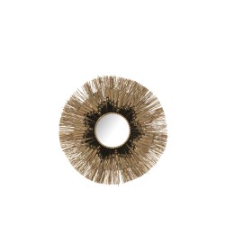 Mirror Melissa Straw Natural/Black Small