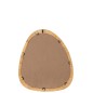 Espelho irregular em rattan natural 60x66cm Espelho irregular em rattan natural 60x66cm