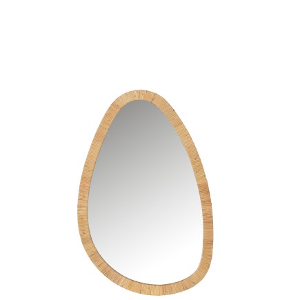 Miroir en rotin naturel 46*70cm