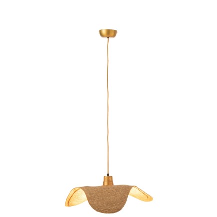 LAMPE SUSP MOONJ JONC NAT S
