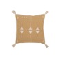 Cojín Triángulos+Flecos en Algodón/Lino/Poliéster Beige 50x15x50 cm Cojín Triángulos+Flecos en Algodón/Lino/Poliéster Beige 50x15x50 cm