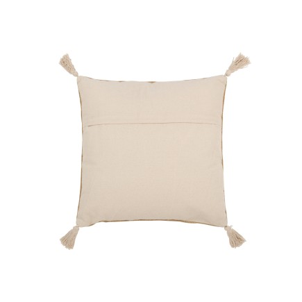 CUSHION TRIANG+TASS COT NAT/WH