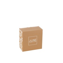 Juego de 3 platos aperitivo con bandeja de cerámica 20x20x10.5 cm