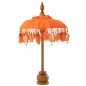 Ombrellone decorativo in cotone arancione 14x14x85 cm Ombrellone decorativo in cotone arancione 14x14x85 cm