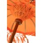 Ombrellone decorativo in cotone arancione 14x14x85 cm Ombrellone decorativo in cotone arancione 14x14x85 cm