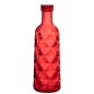 Botella de agua de plástico rojo 10x10x30 cm