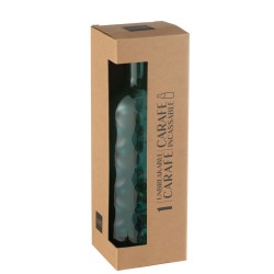 BOTTLE HAMMERED PLASTIC BLUE